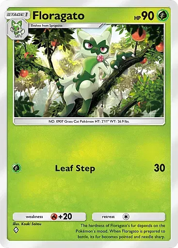 Floragato card