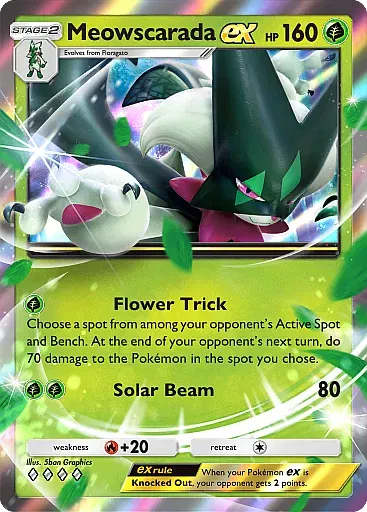 Meowscarada ex card