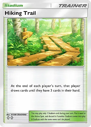 Hiking Trail card