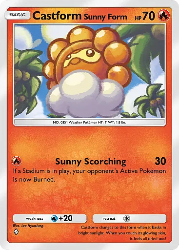 Castform Sunny Form