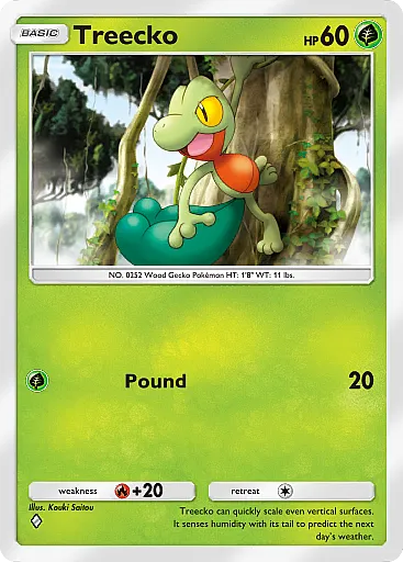 Treecko card