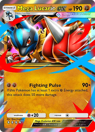 Mega Lucario ex card