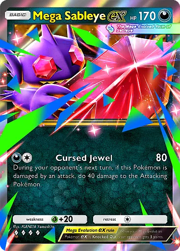 Mega Sableye ex card