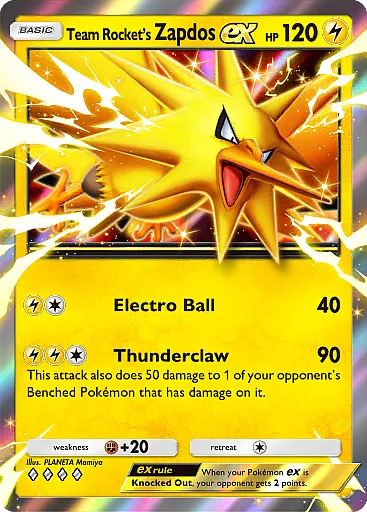 Team Rocket’s Zapdos ex