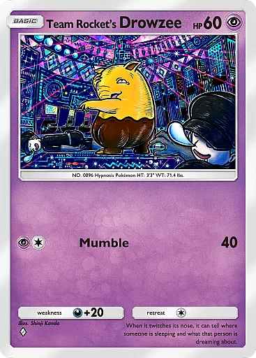 Team Rocket’s Drowzee