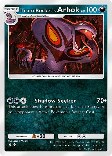 Team Rocket’s Arbok