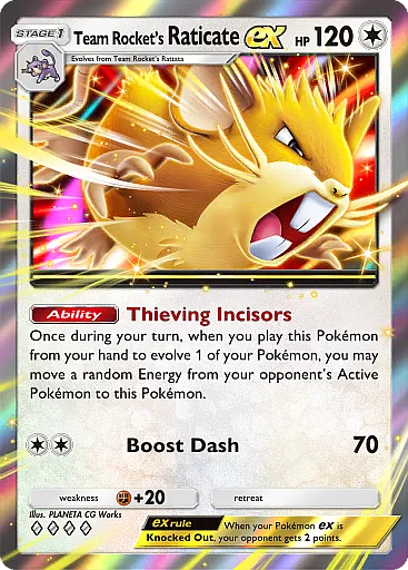 Team Rocket’s Raticate ex