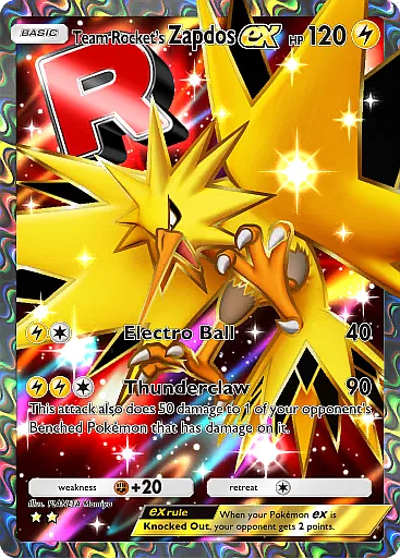 Team Rocket’s Zapdos ex