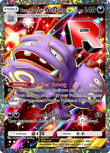 Team Rocket’s Weezing ex