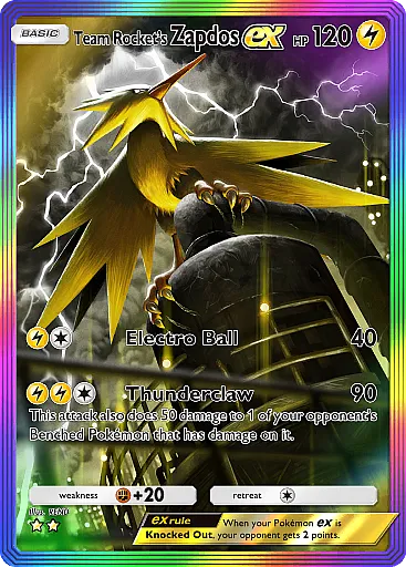 Team Rocket’s Zapdos ex