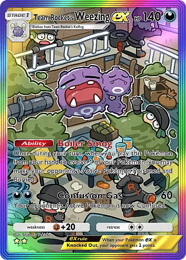 Team Rocket’s Weezing ex