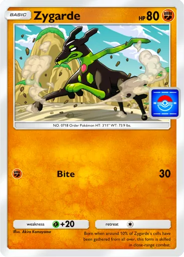 Zygarde card