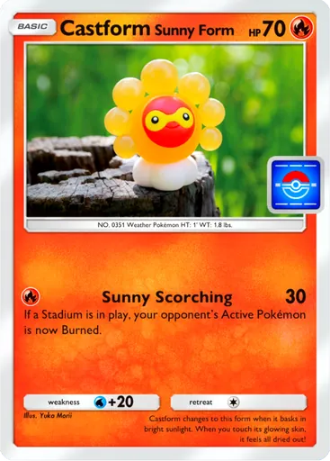 Castform Sunny Form