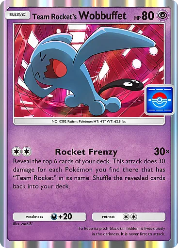 Team Rocket’s Wobbuffet card