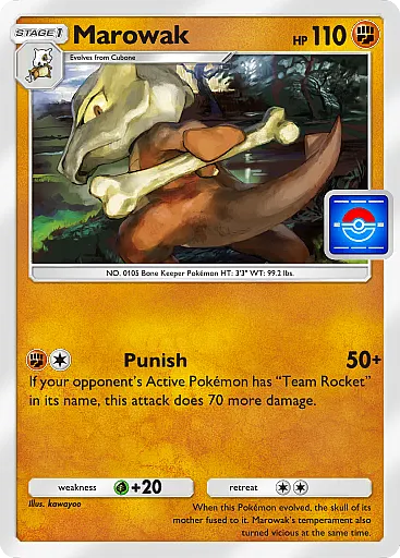 Marowak card