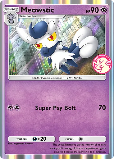Meowstic card