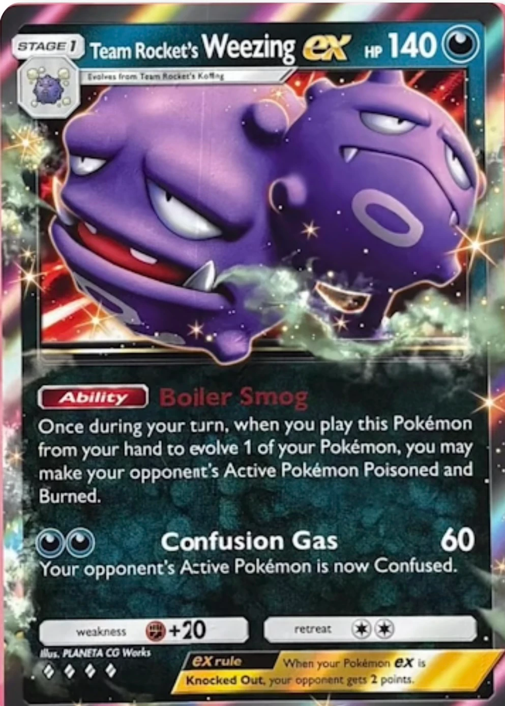 Team Rocket’s Weezing ex