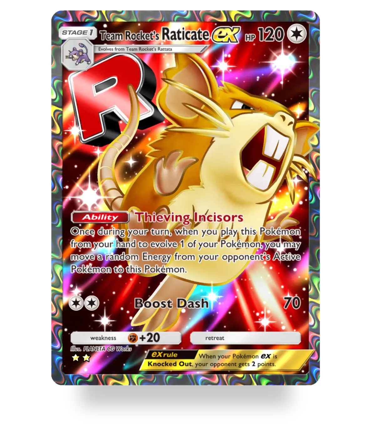 Team Rocket’s Raticate ex
