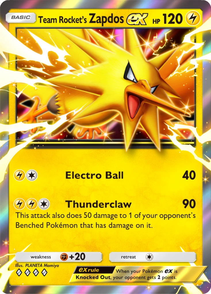 Team Rocket’s Zapdos ex
