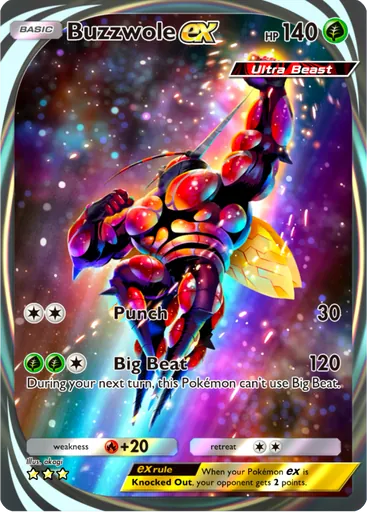 Buzzwole ex card