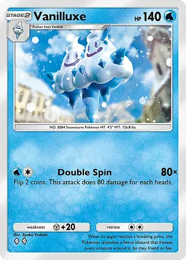 Vanilluxe card