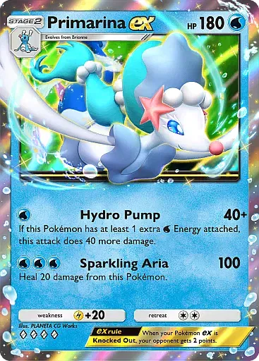 Primarina ex card