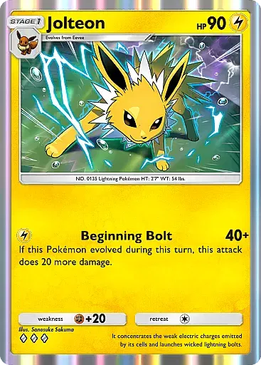 Jolteon card