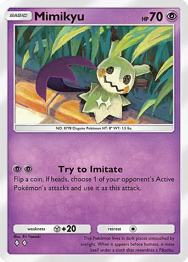 Mimikyu card