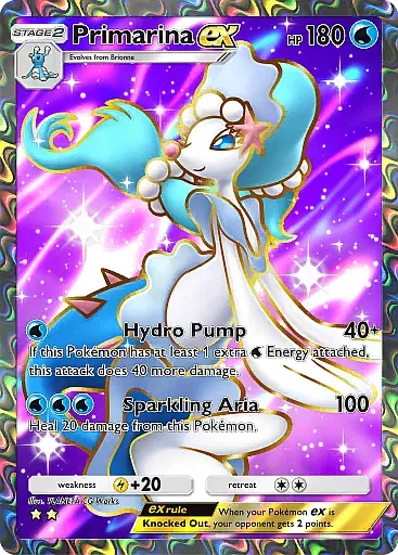 Primarina ex card