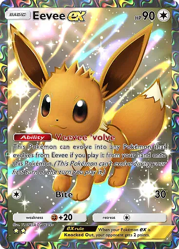 Eevee ex card