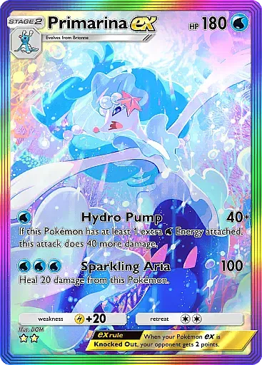 Primarina ex card