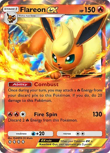 Flareon ex card