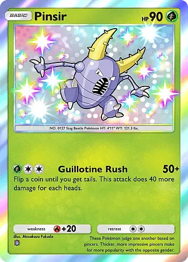 Pinsir card