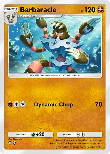 Barbaracle card
