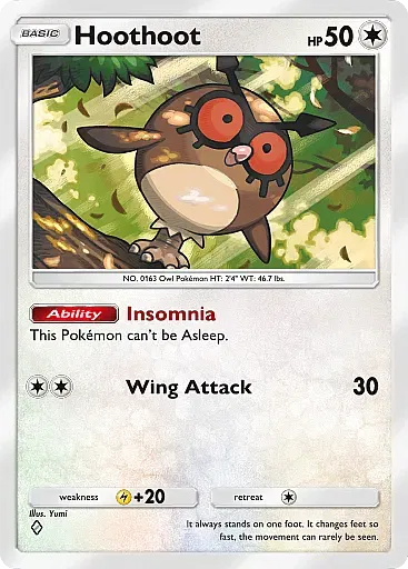 Hoothoot card