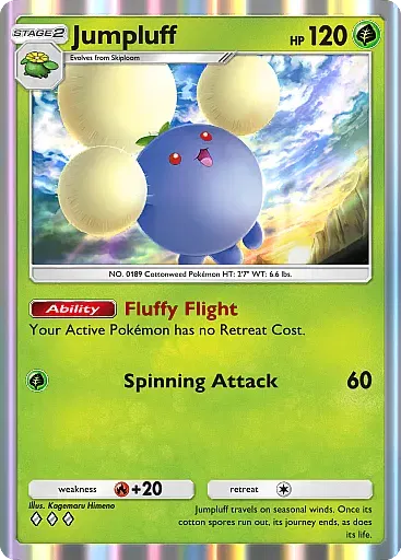 Jumpluff card