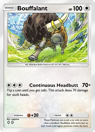 Bouffalant card