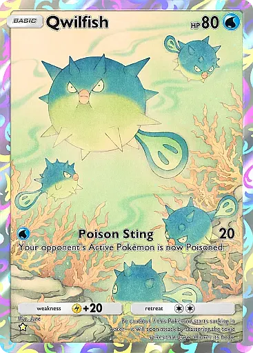 Qwilfish card