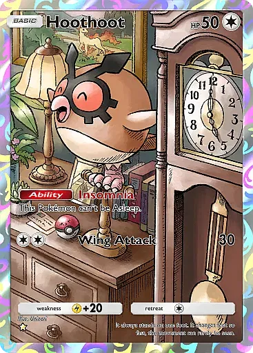 Hoothoot card