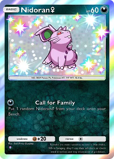Nidoran♀ card