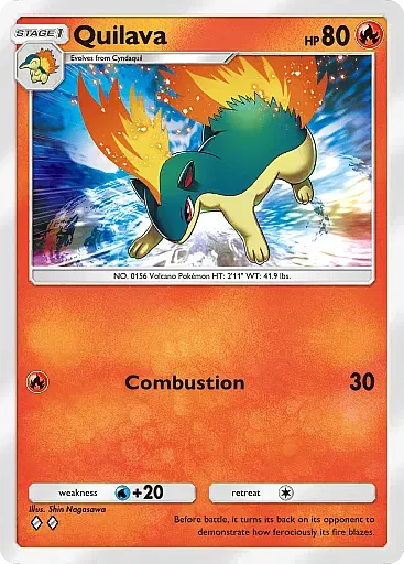 Quilava card