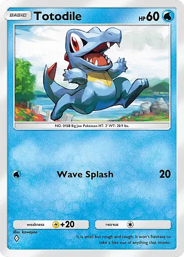 Totodile card