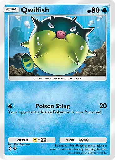 Qwilfish card