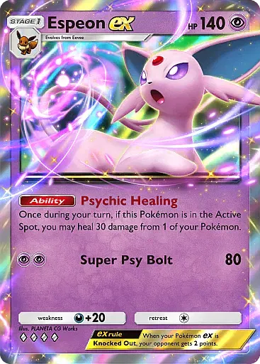 Espeon ex card