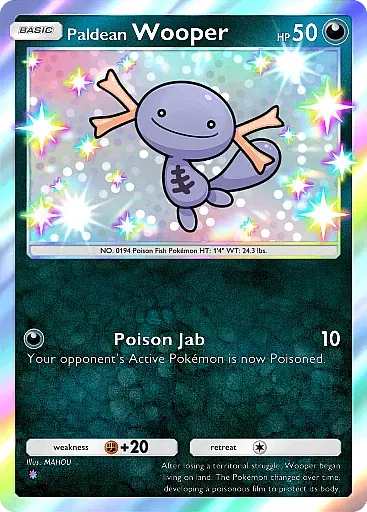 Paldean Wooper card