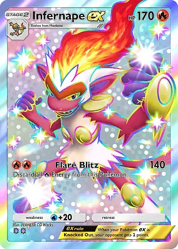Infernape ex card