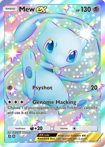 Mew ex card