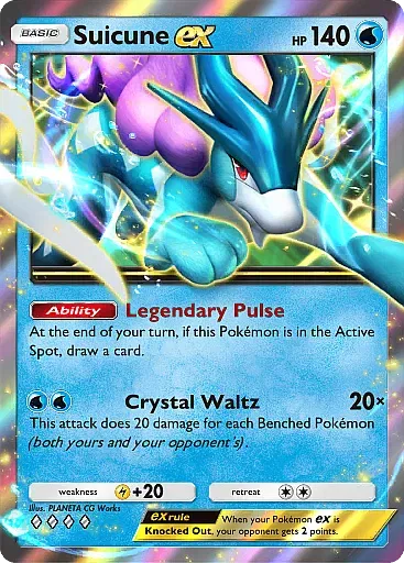 Suicune ex card