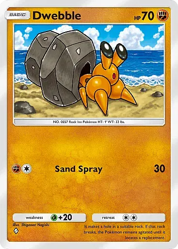 Dwebble card