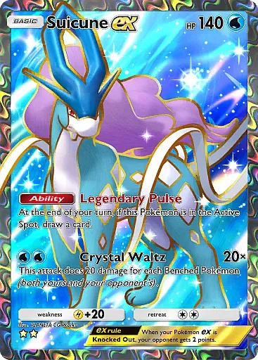 Suicune ex card